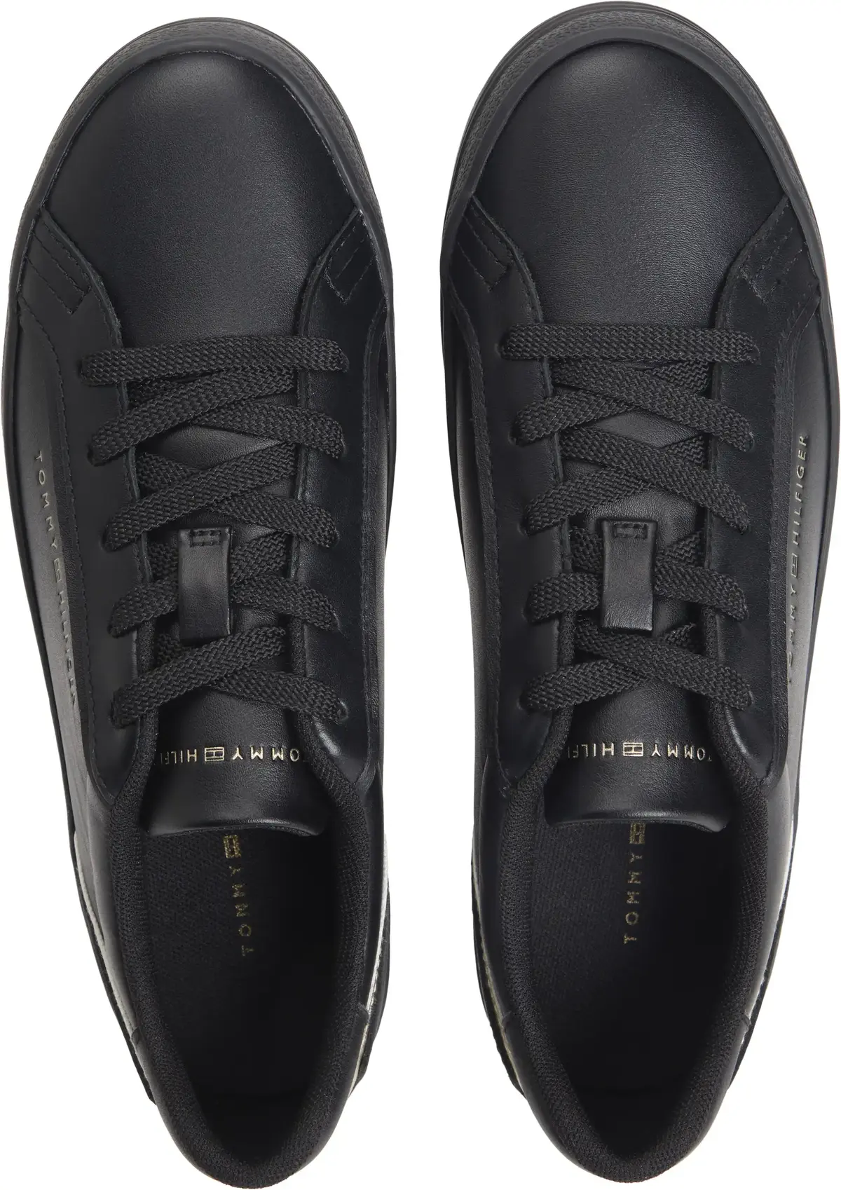 Tommy Hilfiger VULC FOXING SNEAKER, BDS Siyah Kadın Spor Ayakkabı & Sneaker