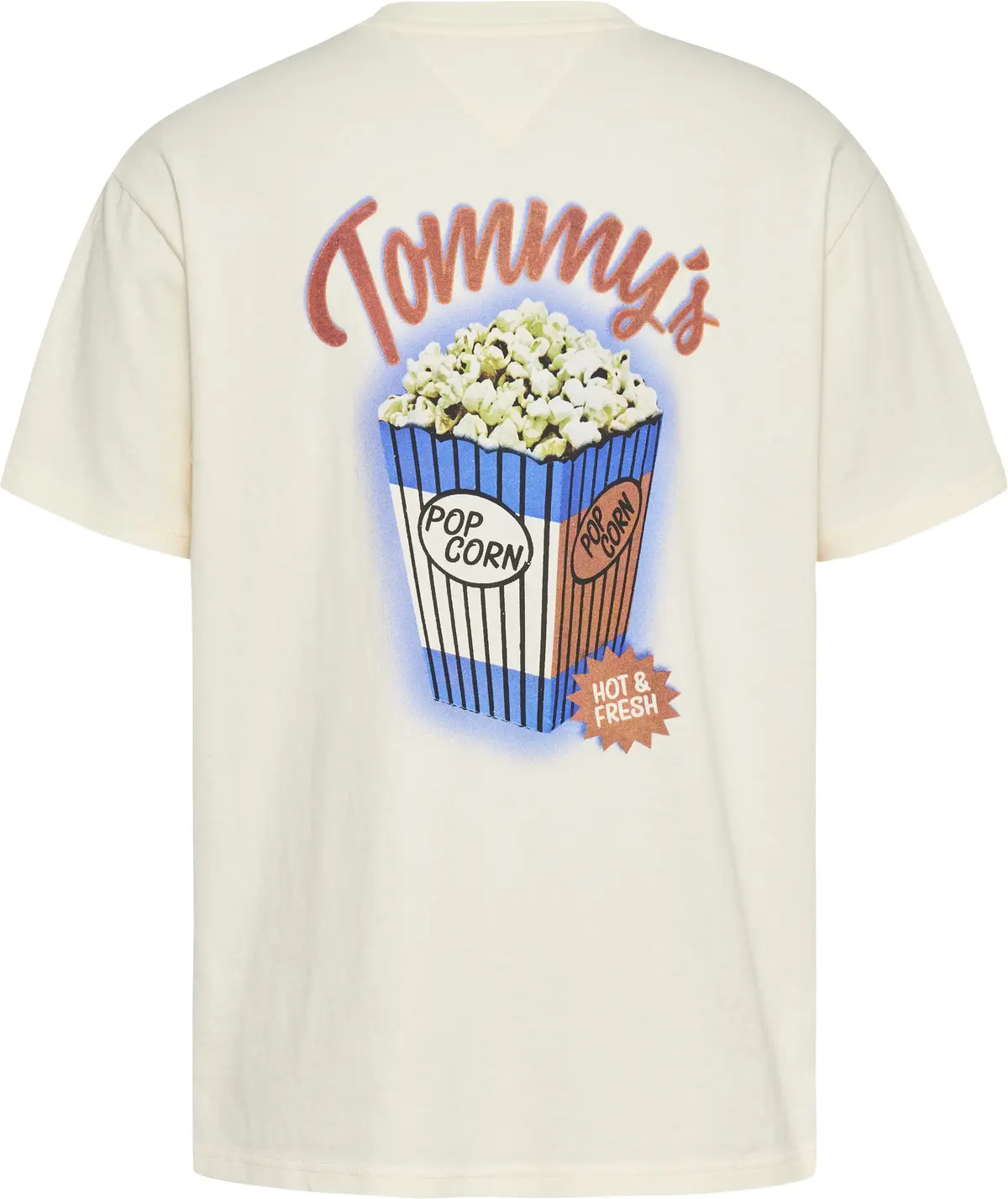 Tommy Hilfiger TJM RLX NOVELTY 2 GM, YBH Krem Erkek T-Shirt & Polo