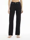 Calvin Klein HIGH RISE STRAIGHT Kadın Antrasit Kot Pantolon