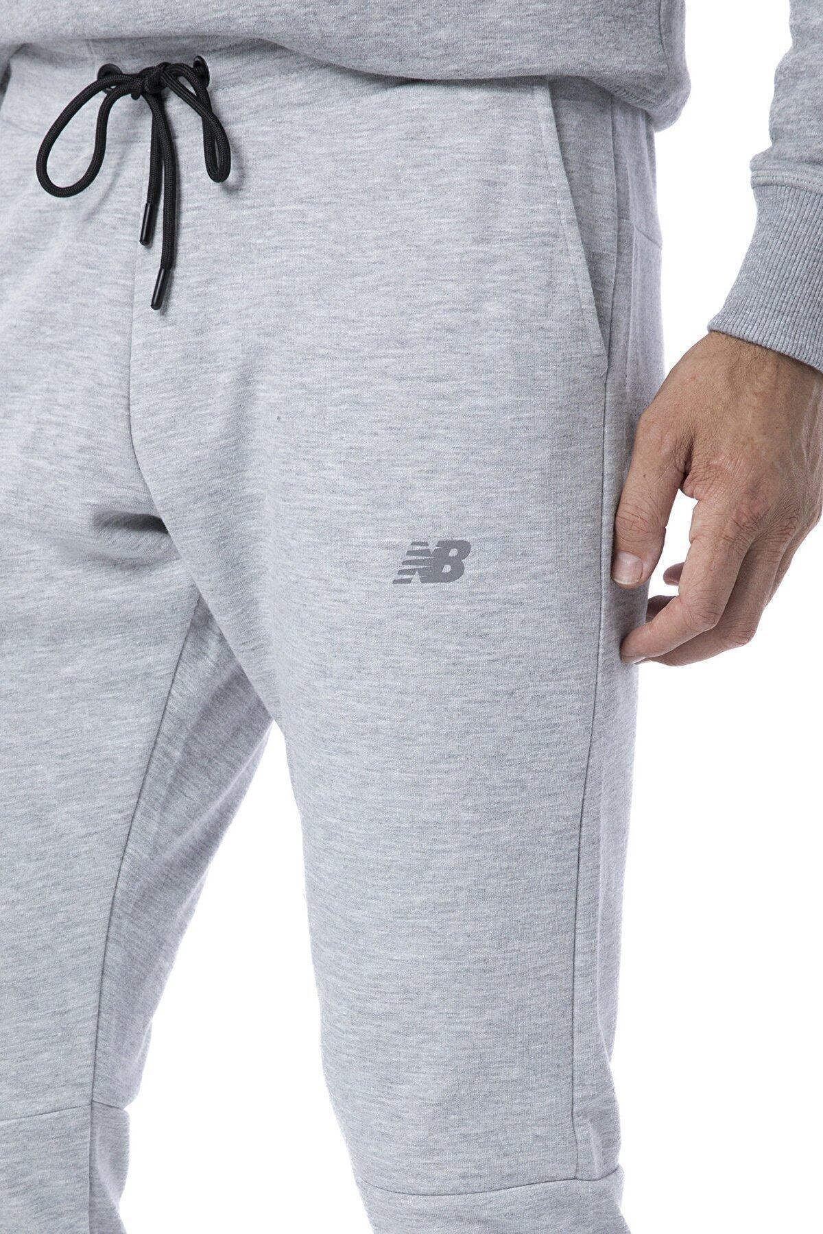 New Balance MNP3804 Erkek Gri Eşofman Altı