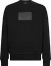 Calvin Klein TEXTURED LOGO BOX CO Erkek Siyah Sweatshirt