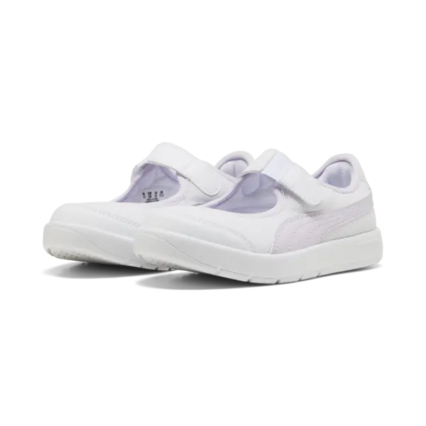 Puma Courtflex v3 Lina V PS Beyaz Kız Çocuk Spor Ayakkabı & Sneaker