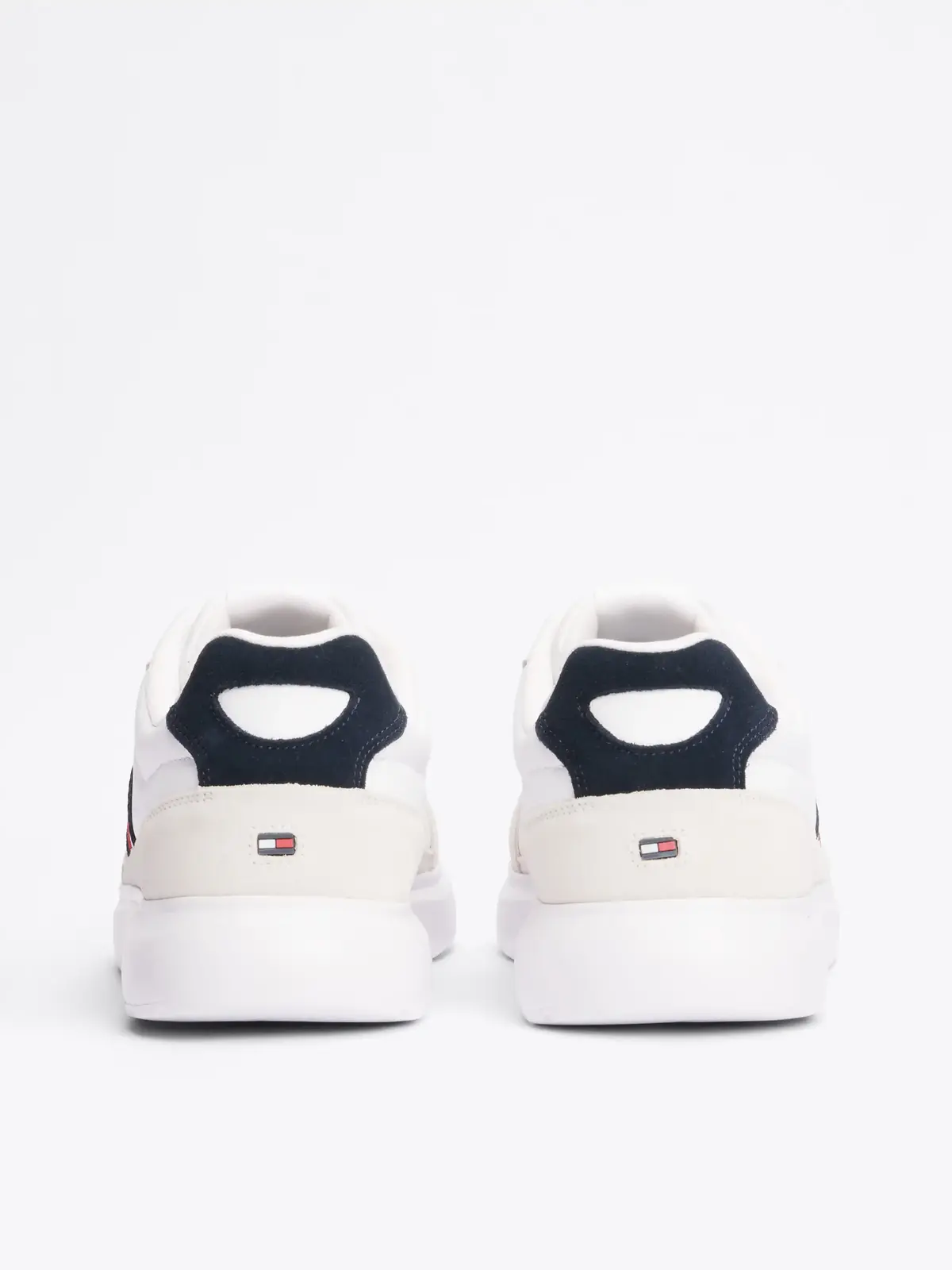 Tommy Hilfiger LIGHT CUPSOLE LTH MI, 0K6 Beyaz Erkek Spor Ayakkabı & Sneaker