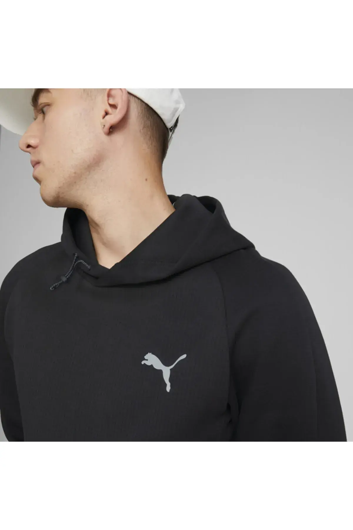 Puma Evostripe Hoodie Siyah Erkek Hoodie