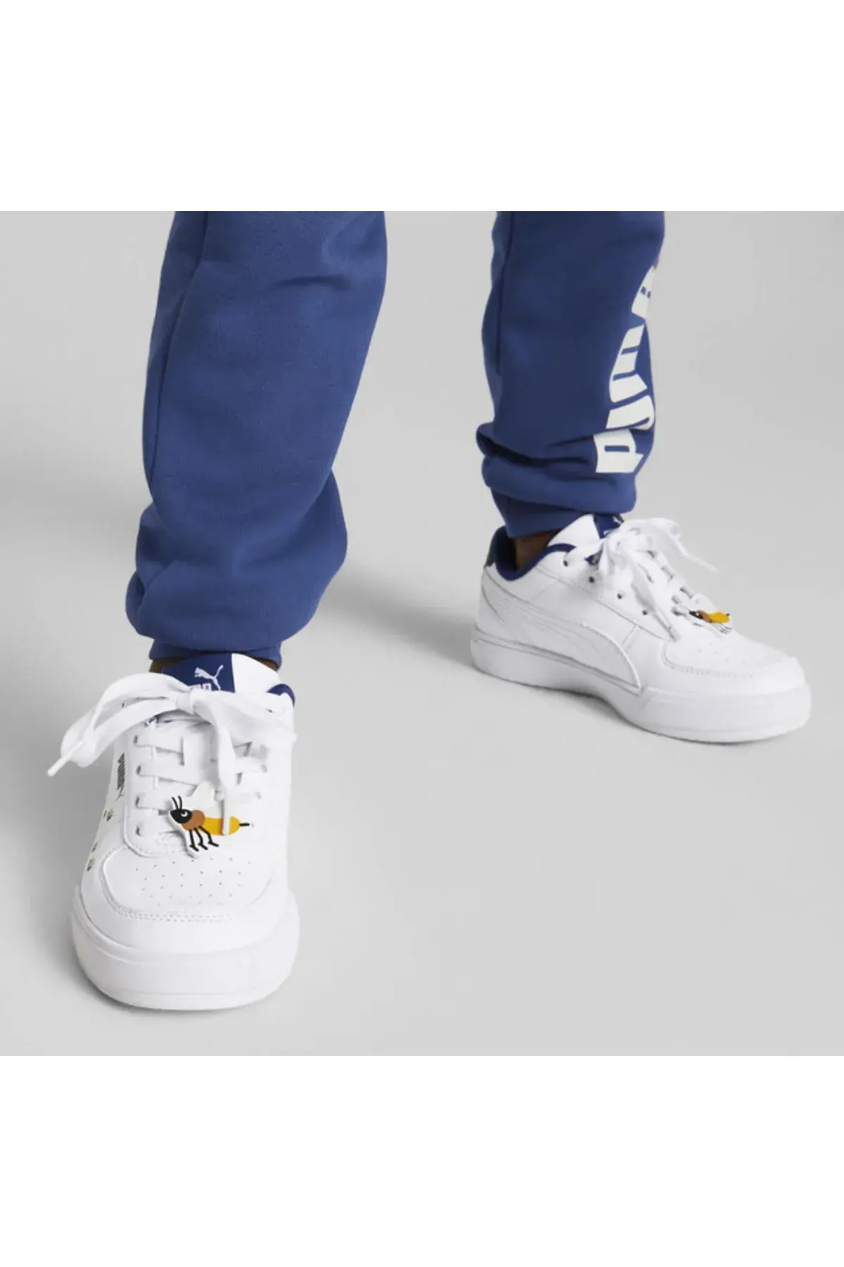 Puma Caven Small World Ps Beyaz Çocuk Çocuk Günlük Spor Ayakkabı