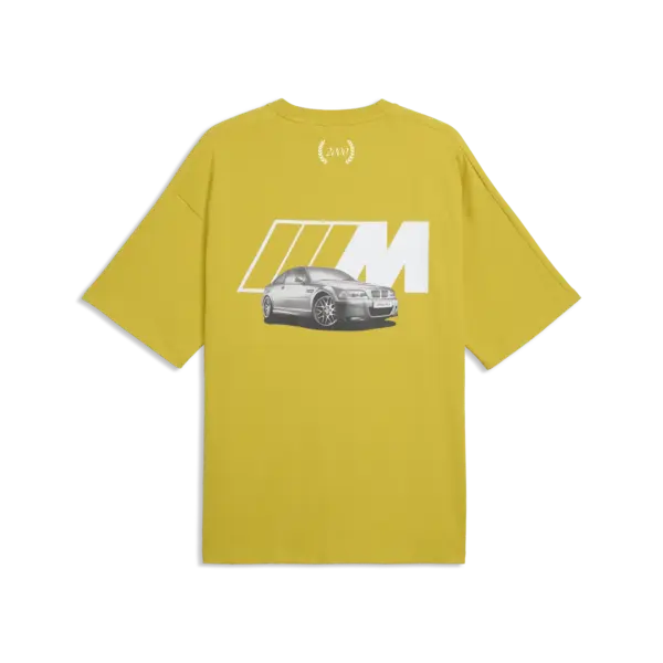 PUMA BMW M M3 T7 Tee Sarı Erkek T-Shirt