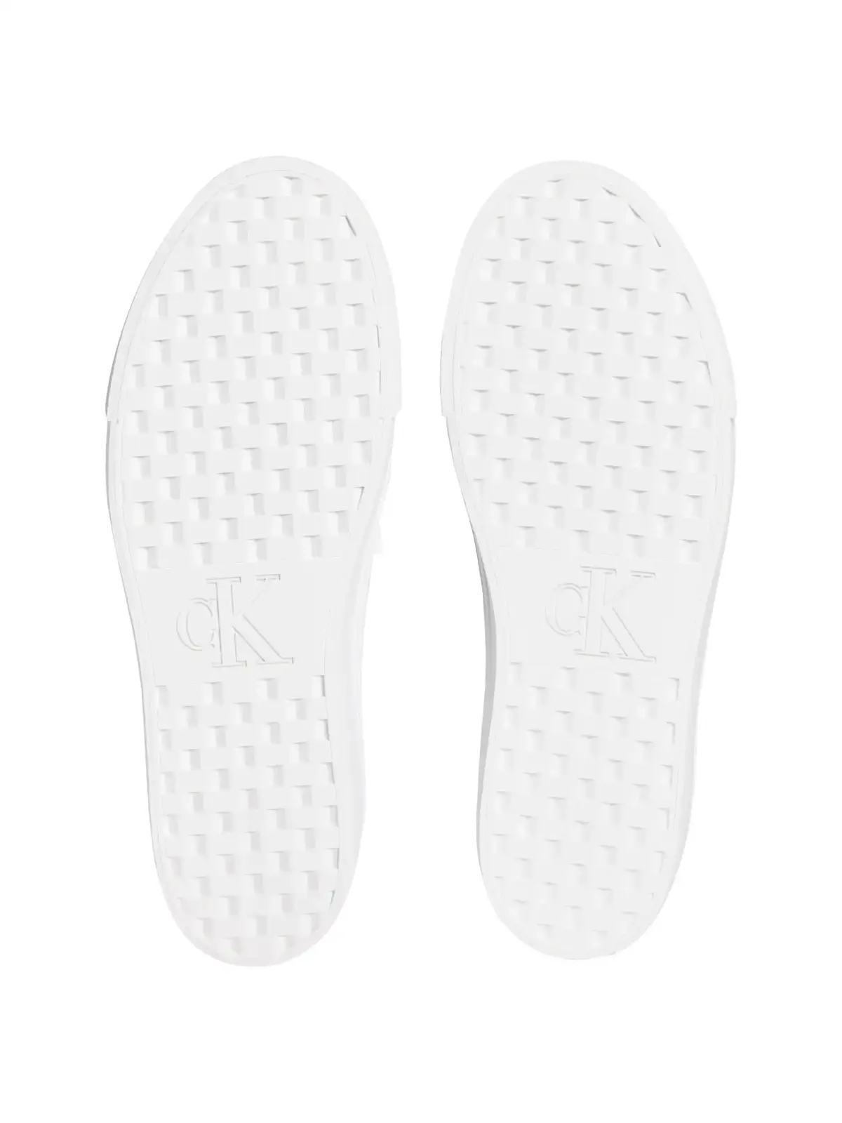 Calvin Klein VULC FLATFORM LTH, YAF Beyaz Kadın Spor Ayakkabı & Sneaker