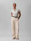 LINEN CKS SS CLASSIC, 3Q0, XXS