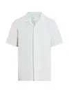 Calvin Klein INEN COTTON CUBAN Yeşil Erkek Gömlek