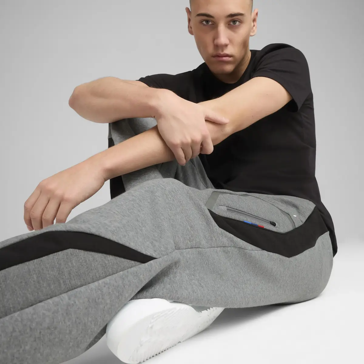 Puma BMW MMS SWEAT PANTS REG/CC Gri Erkek Eşofman Altı
