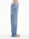 Calvin Klein 90S STRAIGHT Kadın Mavi Kot Pantolon