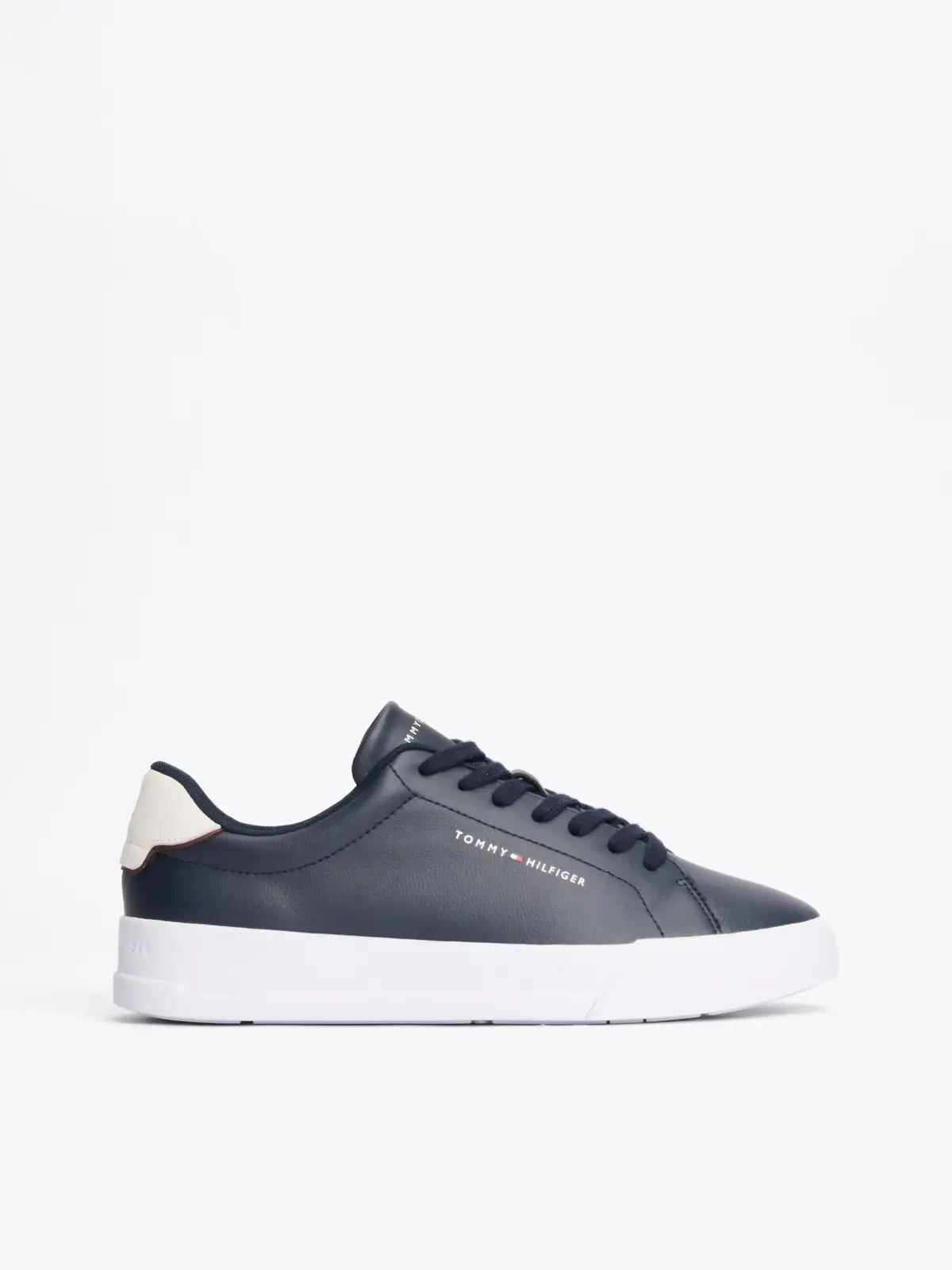 Tommy Hilfiger TH COURT LTH DETAIL, DW5 Siyah Erkek Spor Ayakkabı & Sneaker