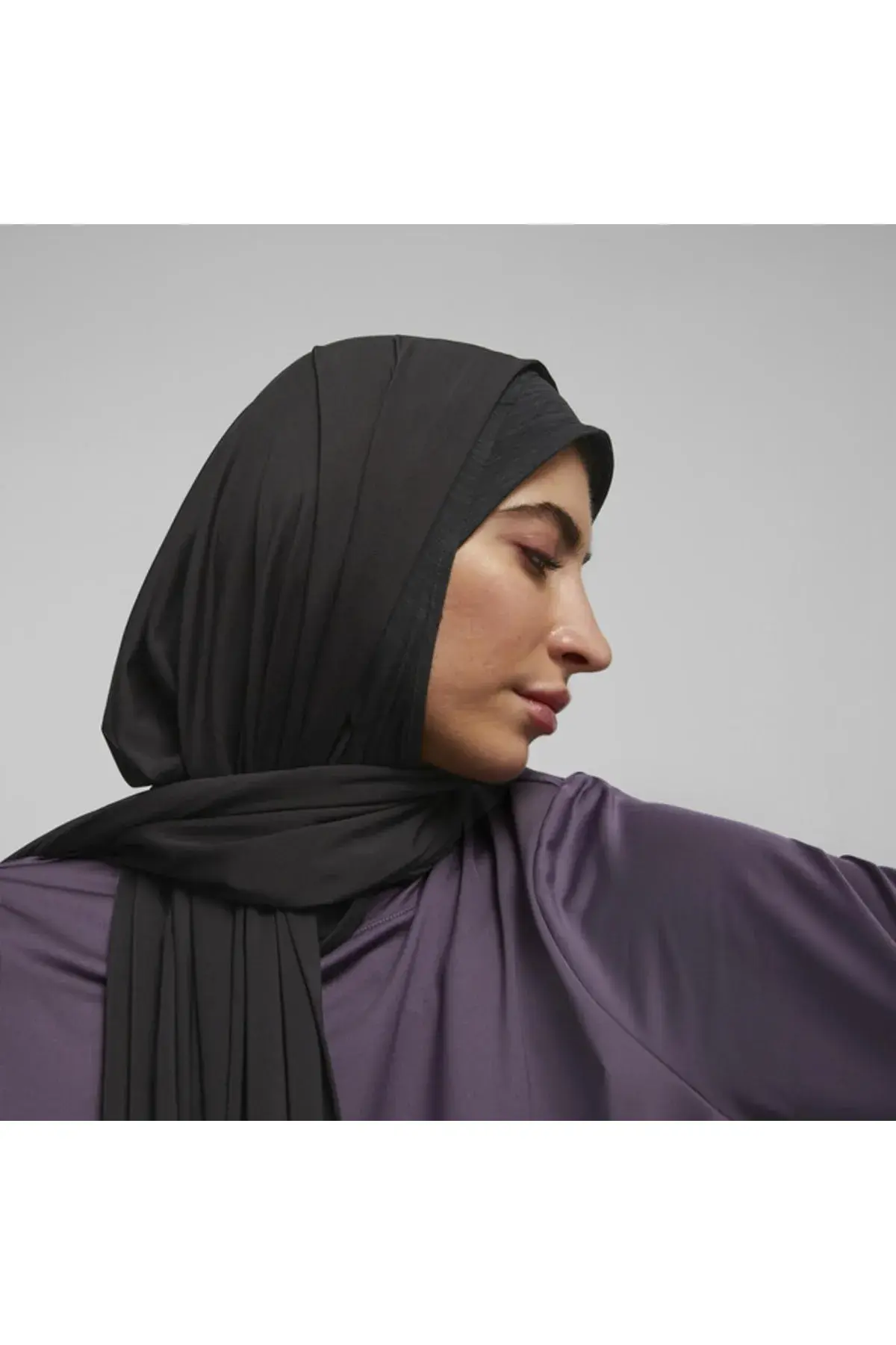 Puma Hijab Scarf Siyah Kadın Hijab