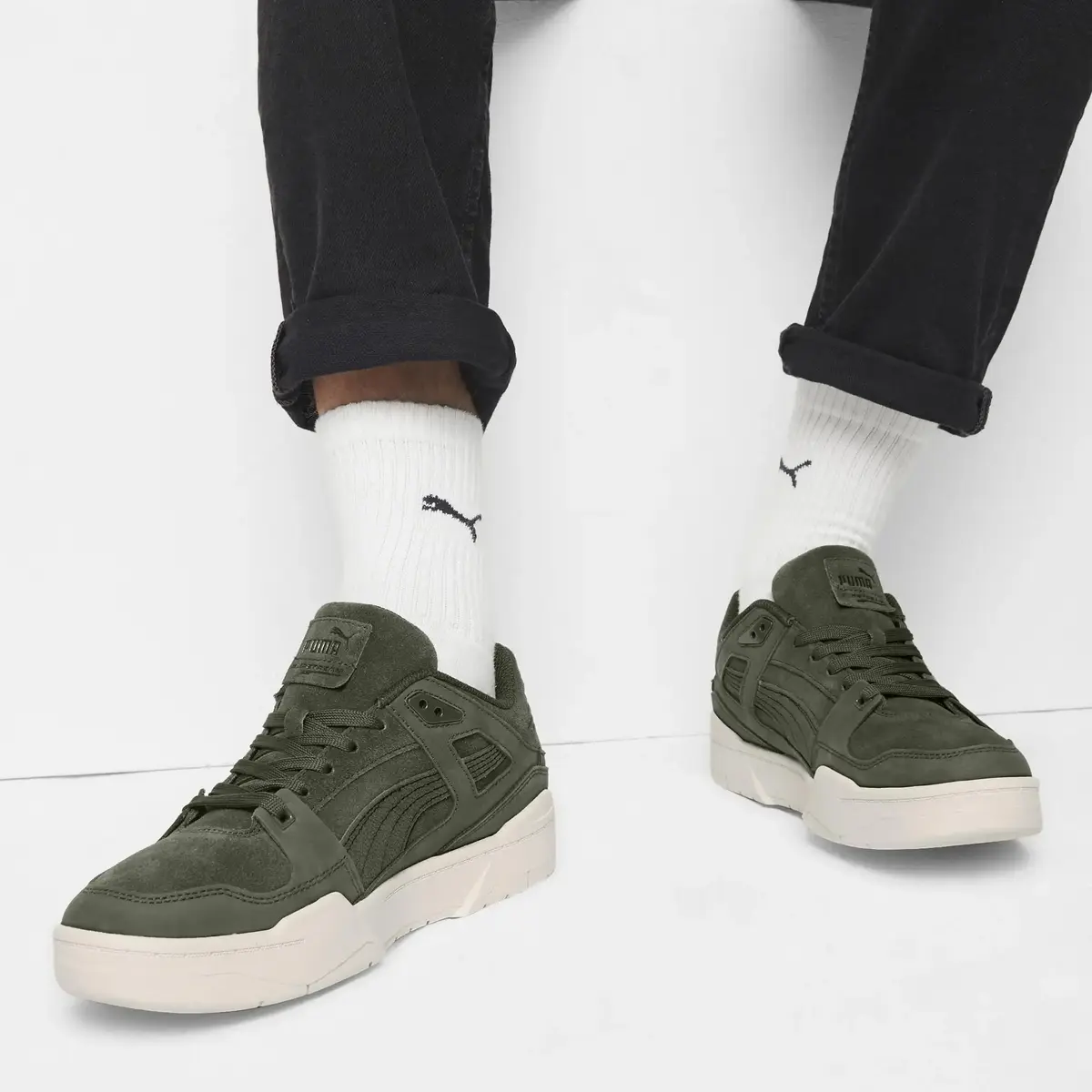 Puma Slipstream Suede Yeşil Unisex Günlük Spor Ayakkabı