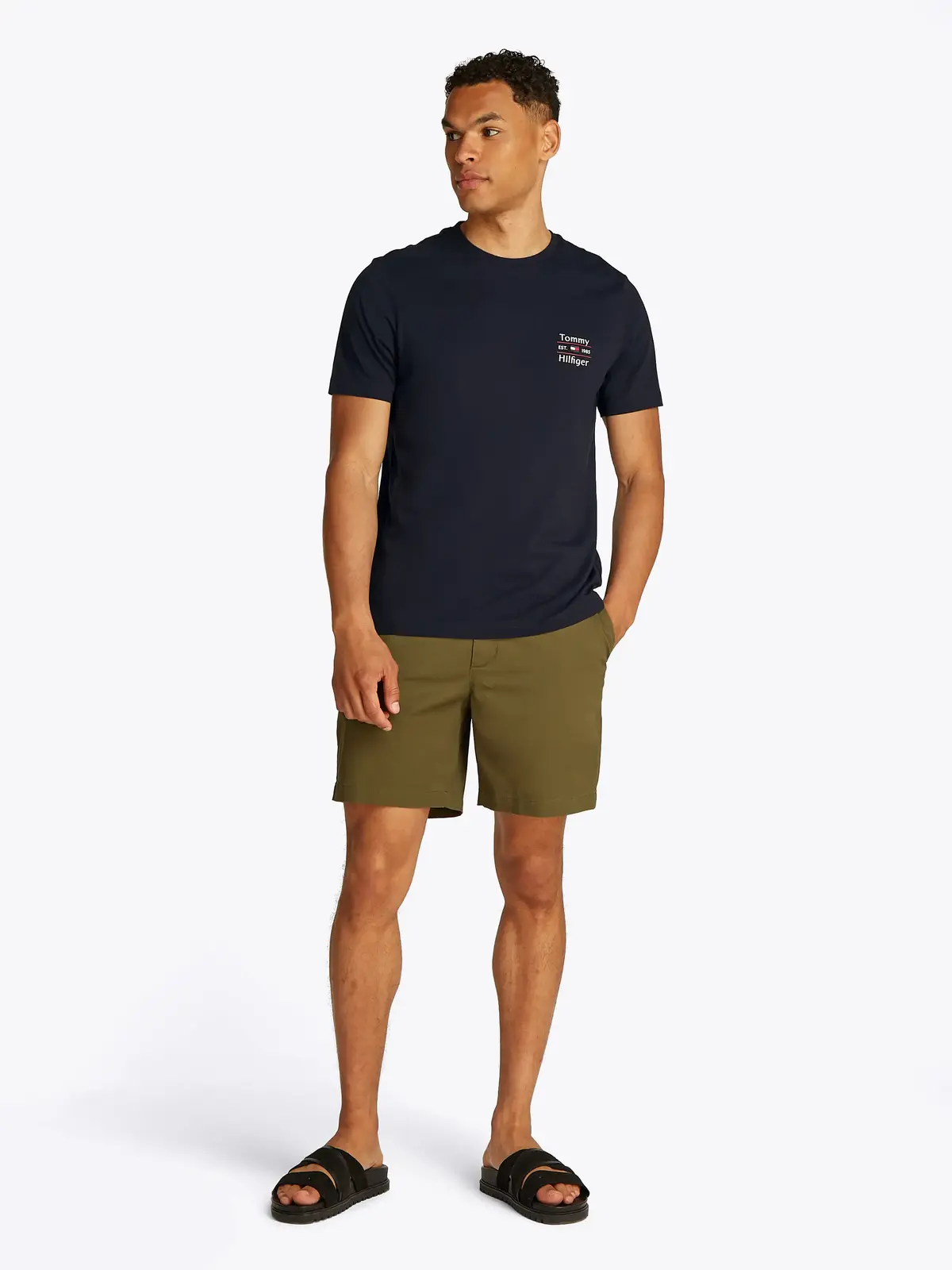 HILFIGER STACK TEE, DW5