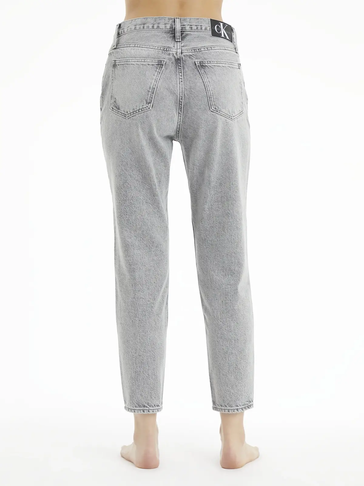 Calvin Klein MOM JEAN Kadın Gri Kot Pantolon
