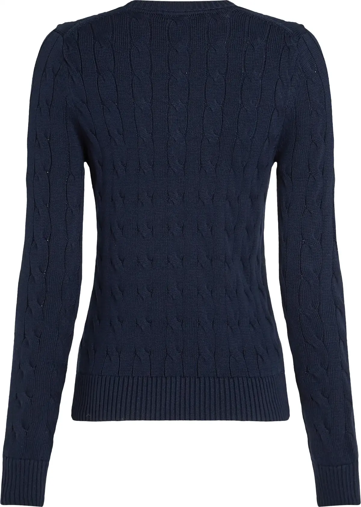 Tommy Hilfiger CO CABLE MID GG LS C, C1G Lacivert Kadın Kazak