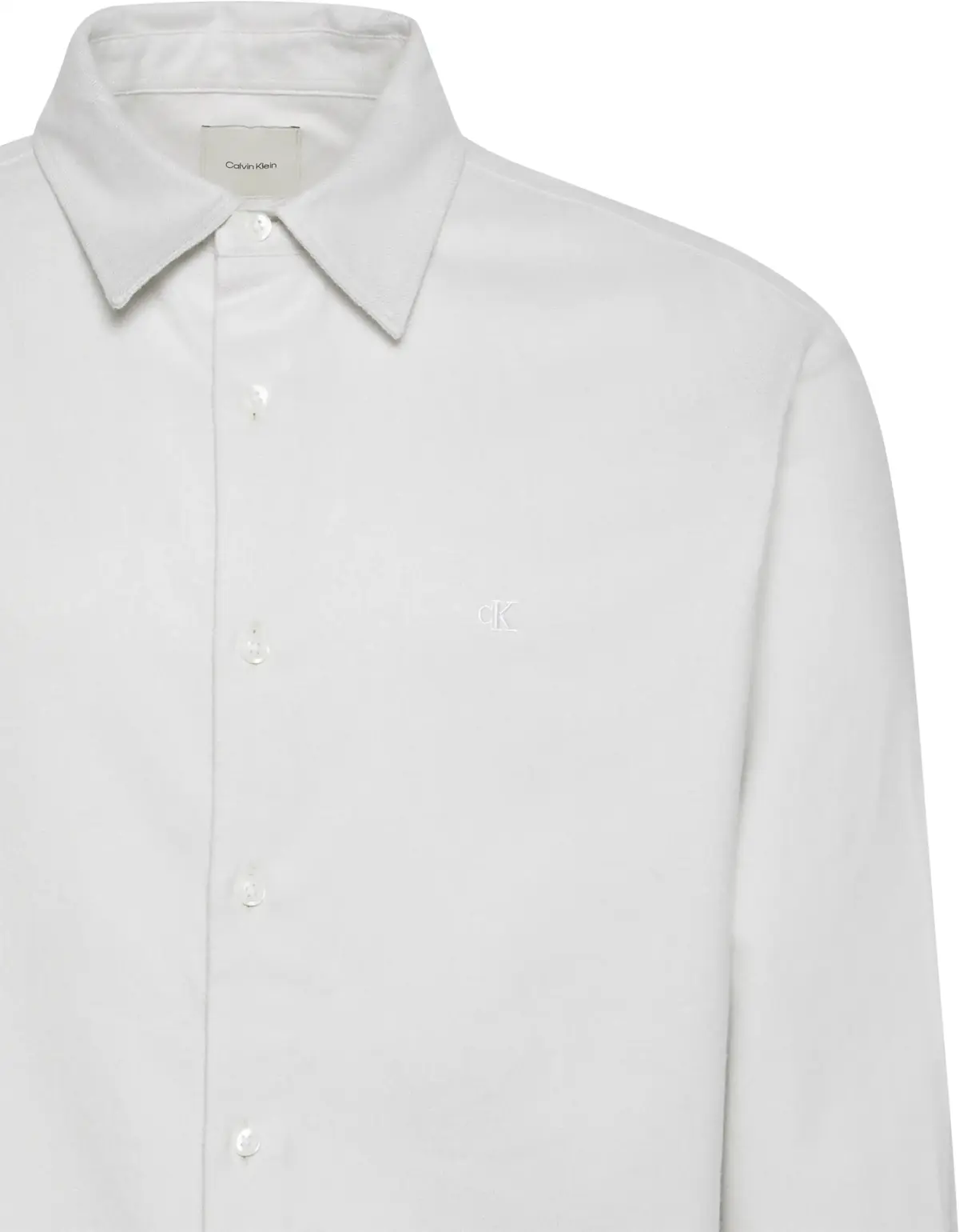 Calvin Klein LS MELANGE FLANNEL E, ROC Mavi Erkek Gömlek