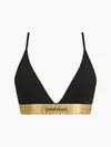 Calvin Klein LGHT LINED TRIANGLE Kadın Siyah Sütyen