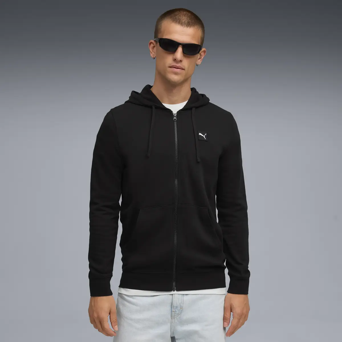 Puma ESS ELEVATED FZ Hoodie TR Siyah Erkek Hoodie