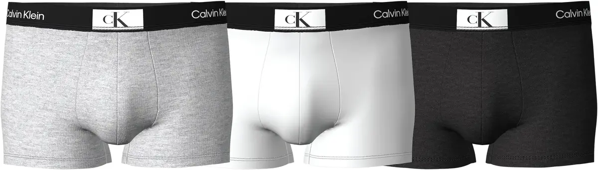 Calvin Klein TRUNK 3PK Erkek Gri Boxer Set