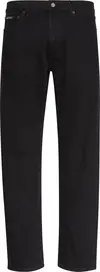 Calvin Klein SLIM STRAIGHT JAGUAR BLACK JEAN Erkek Siyah Kot Pantolon