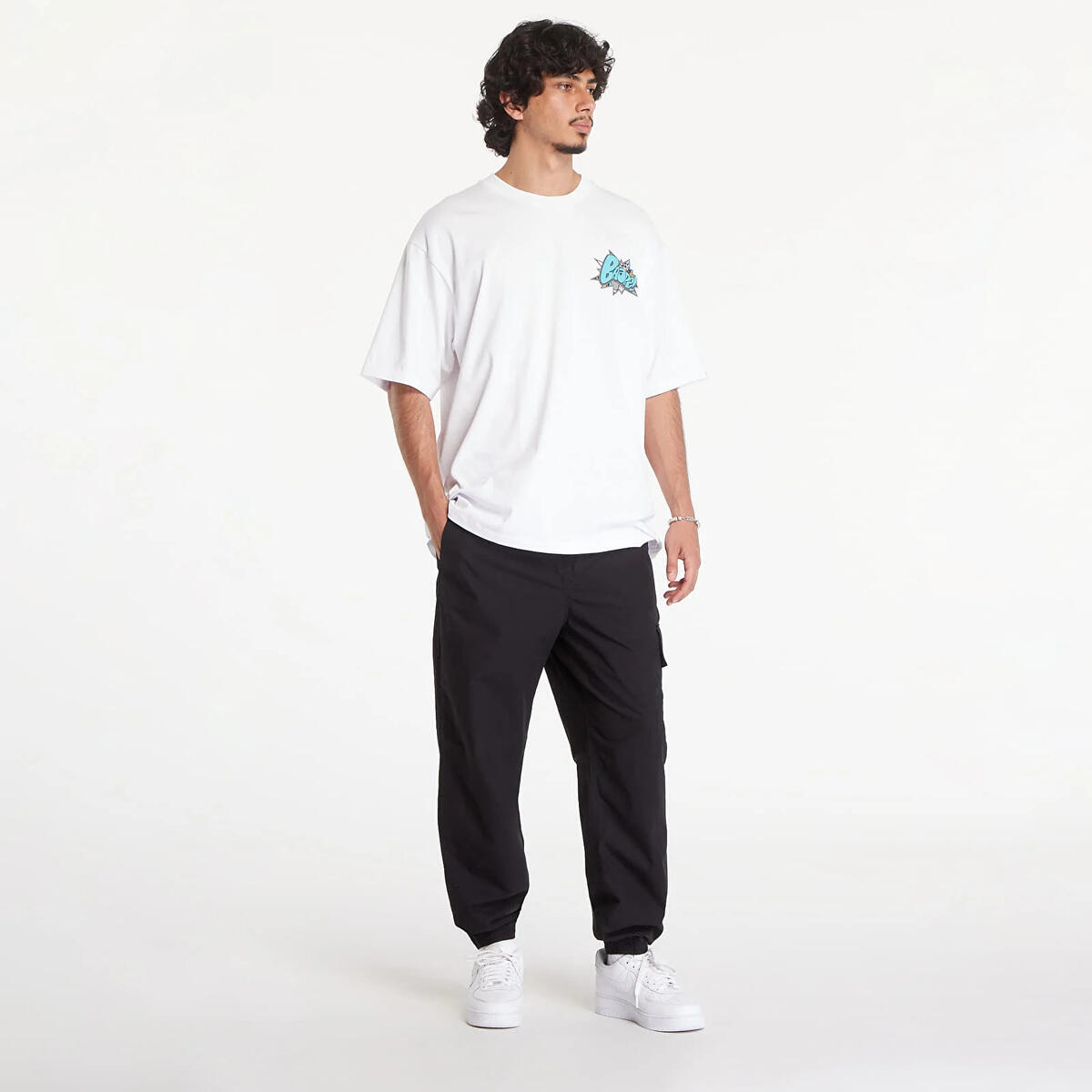 Calvin Klein COTTON POPLIN UTILIT, BEH Siyah Erkek Pantolon
