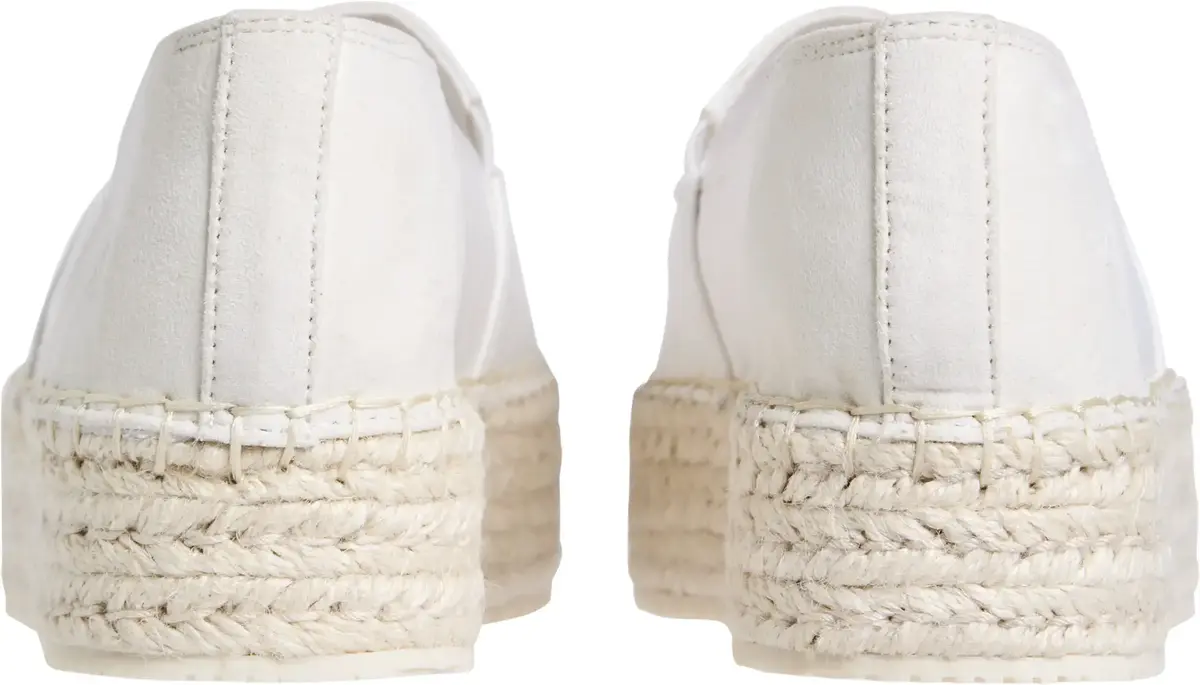Calvin Klein FLATFORM ESPADRILLE, 01S Beyaz Kadın Ayakkabı-Bot
