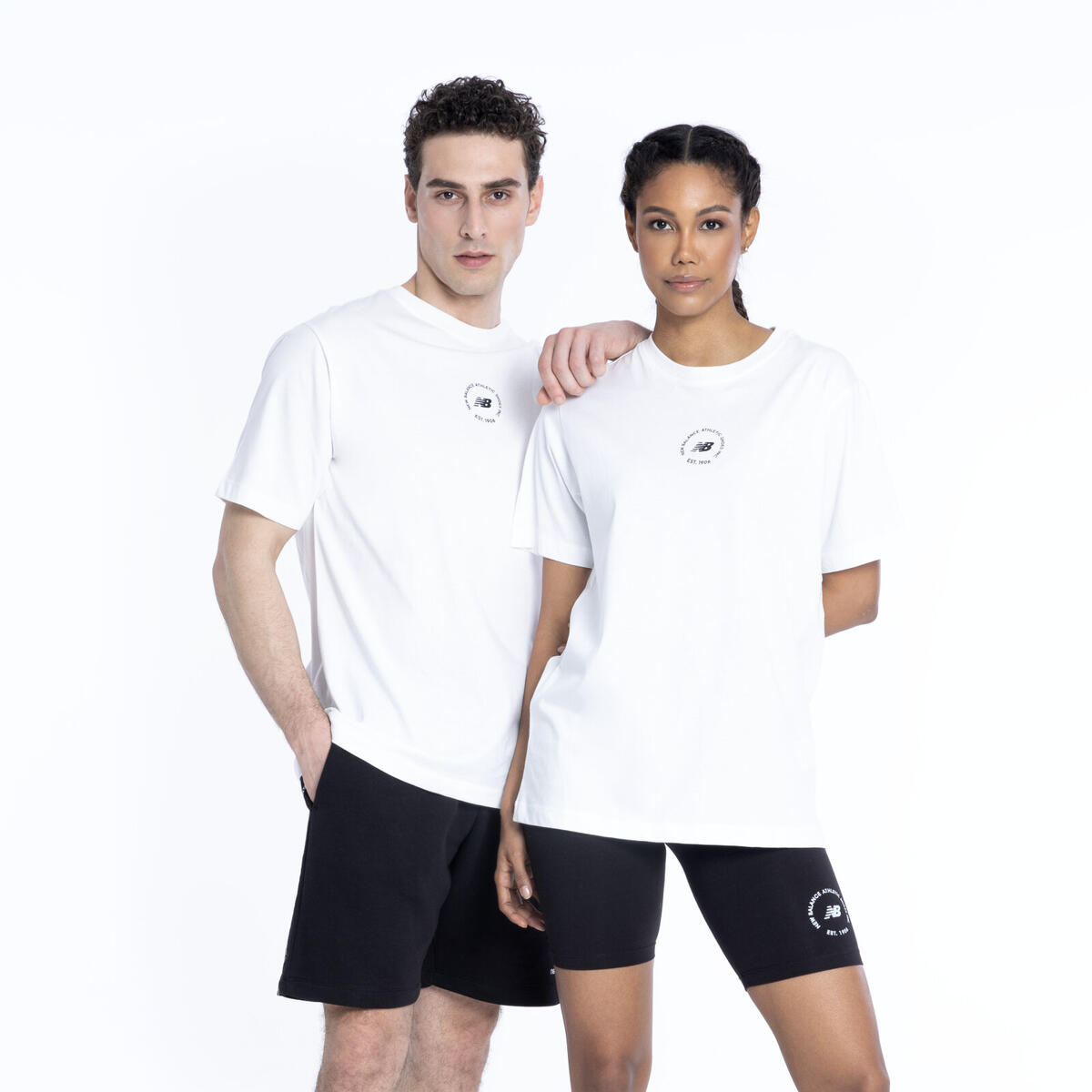 New Balance UNT1311 Unisex Beyaz T-Shirt