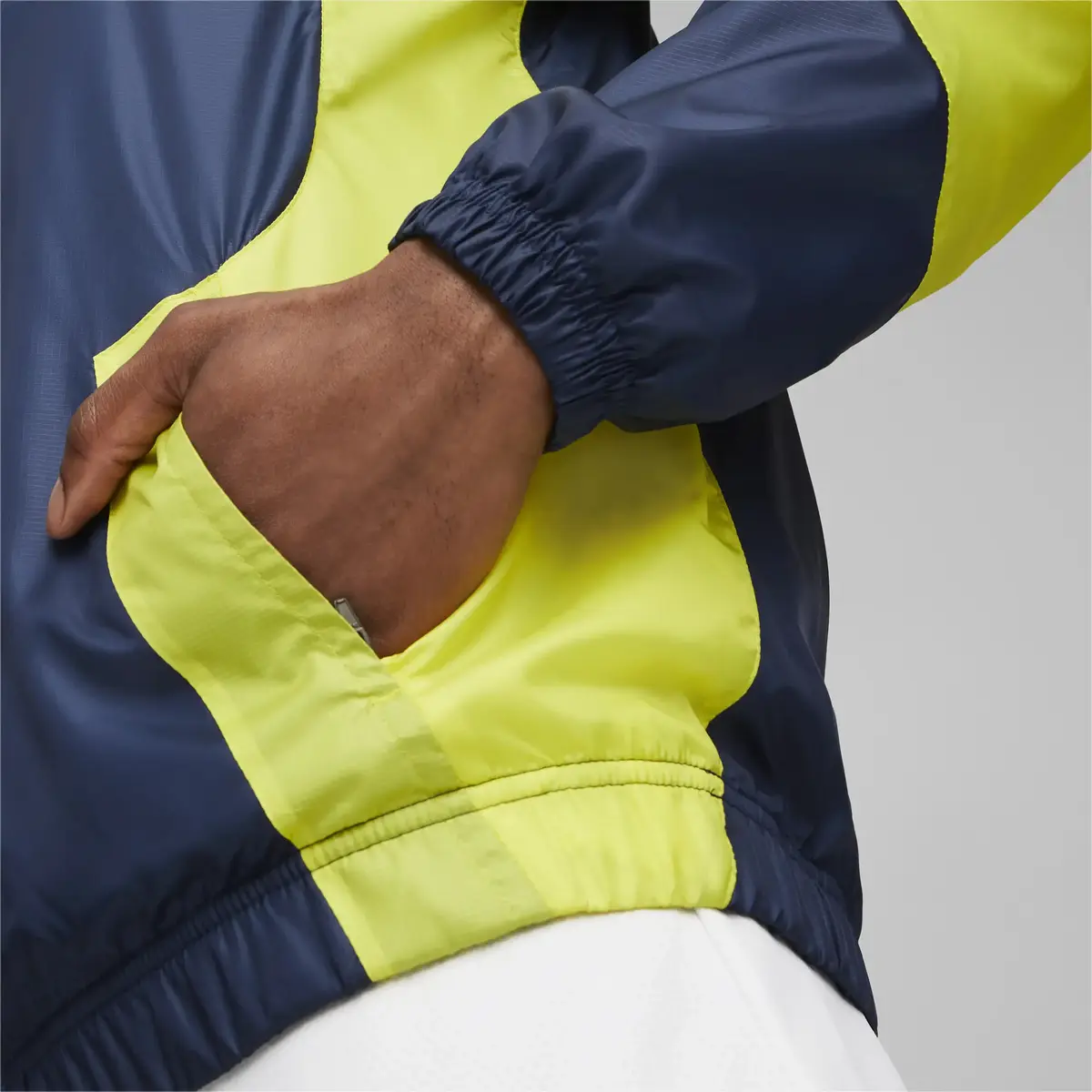 Puma Fsk Prematch Woven Anthem Jacket Medieval Blue-Blazıng Yellow Sarı Erkek Ceket