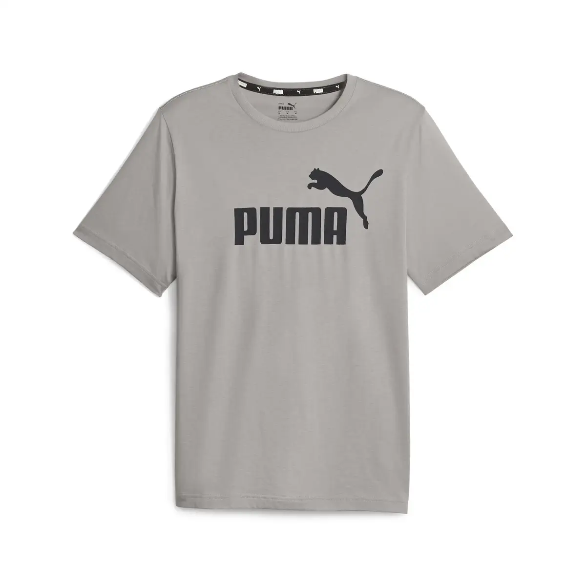 Puma ESS Logo Tee Gri Erkek T-Shirt
