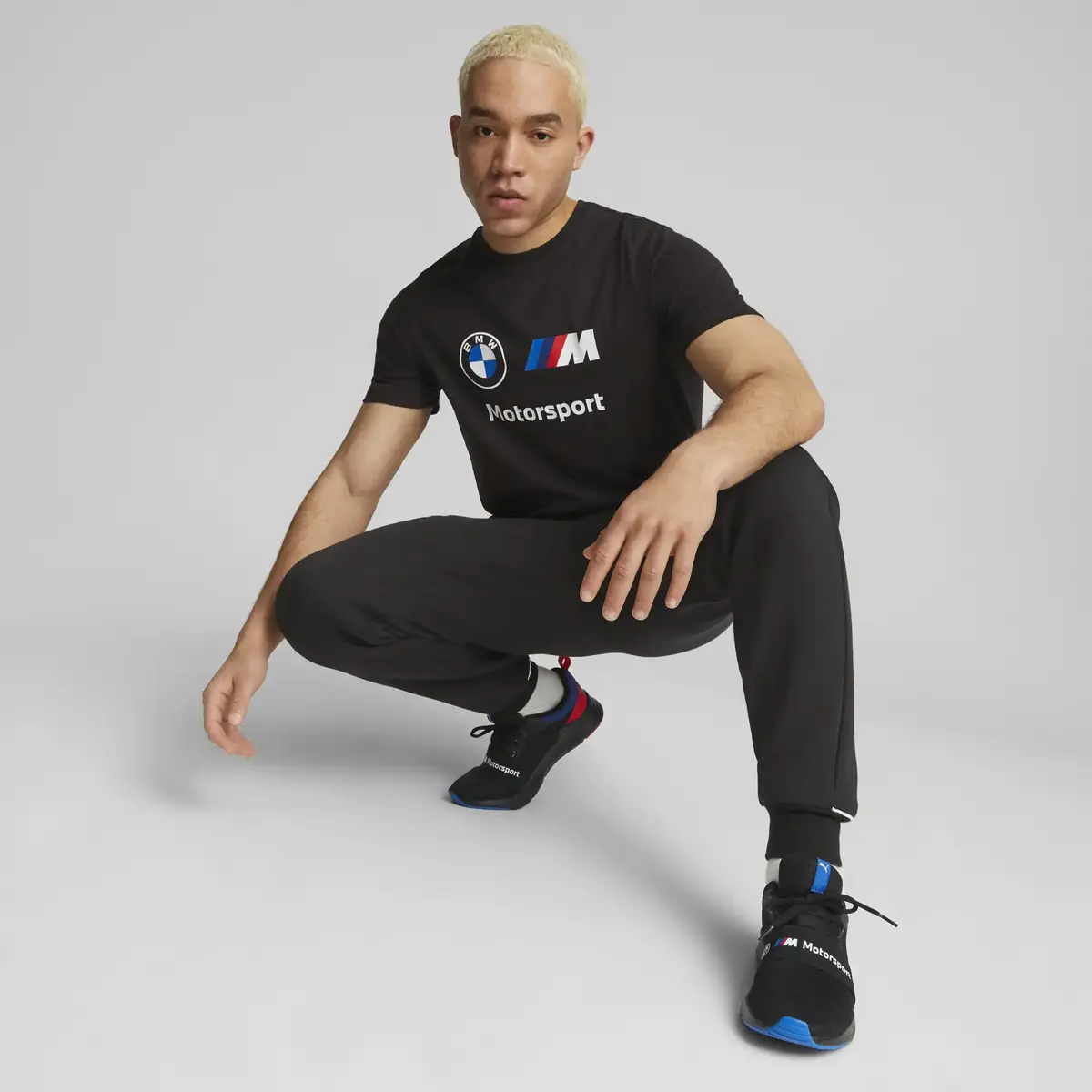 Puma BMW MMS ESS Logo Tee Siyah Erkek T-Shirt
