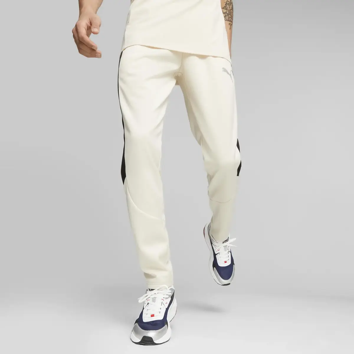 Puma EVOSTRIPE Warm Pants Bej Erkek Eşofman Altı