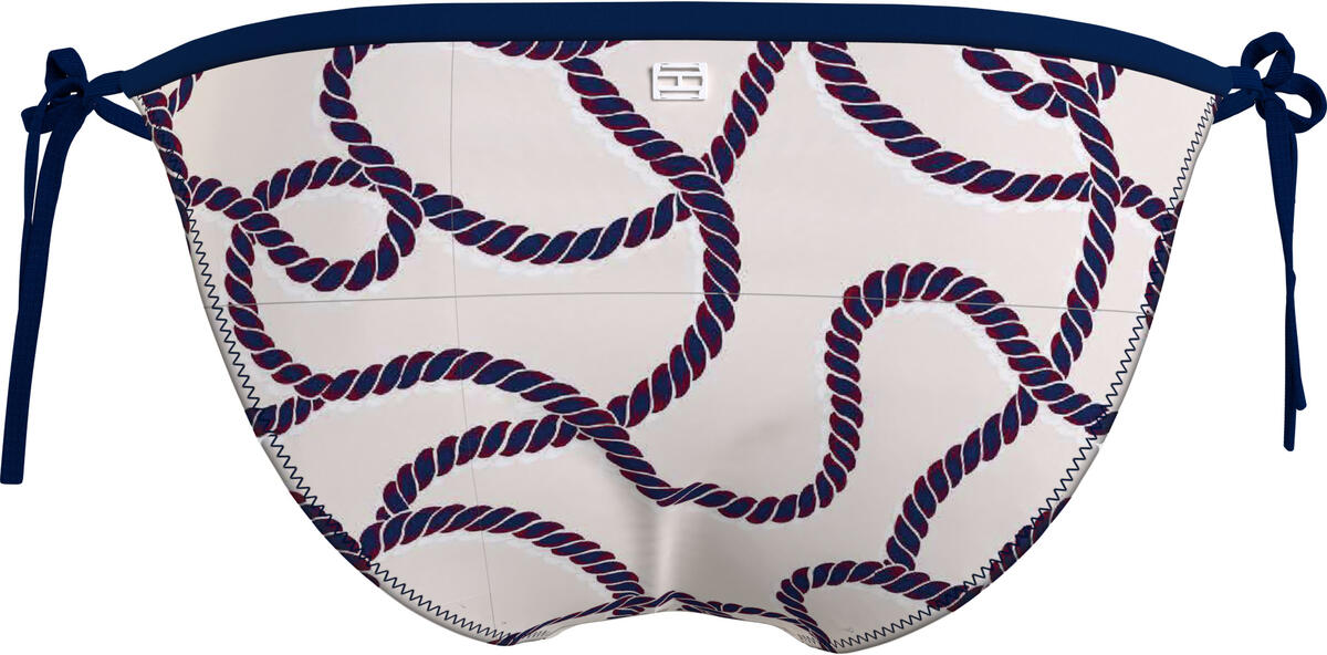 Tommy Hilfiger STRING SIDE TIE PRIN Kadın Bej Bikini Altı