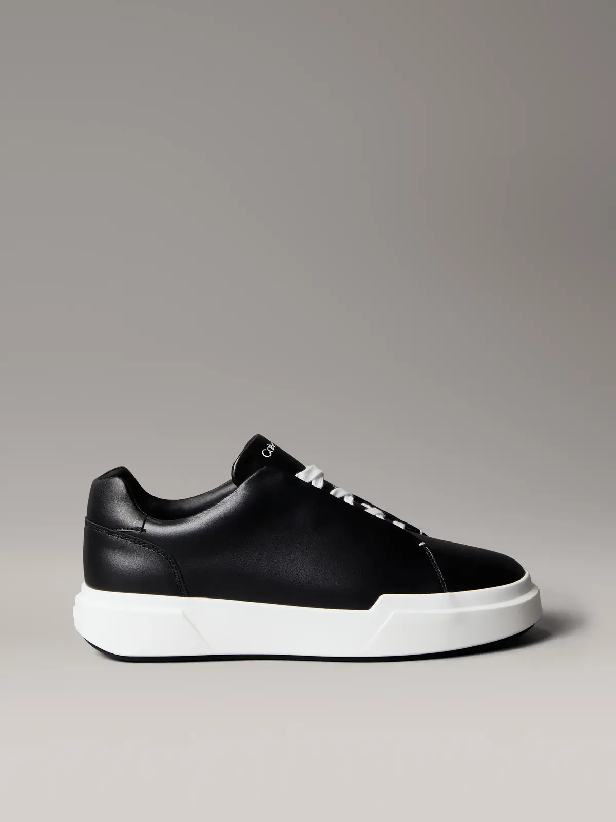 Calvin Klein CHUNKY CUPSOLE HIDE, 0GM Siyah Erkek Spor Ayakkabı