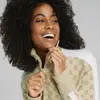 Puma T7 Aop Track Jacket Bej Kadın Fermuarlı Sweatshirt