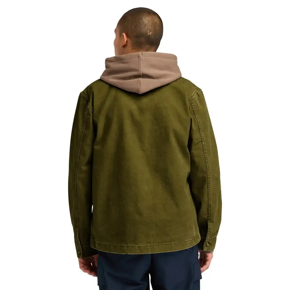 Timberland KEMPSHIRE Washed Canvas Chore Jacket Yeşil Erkek Ceket & Fermuarlı Üst