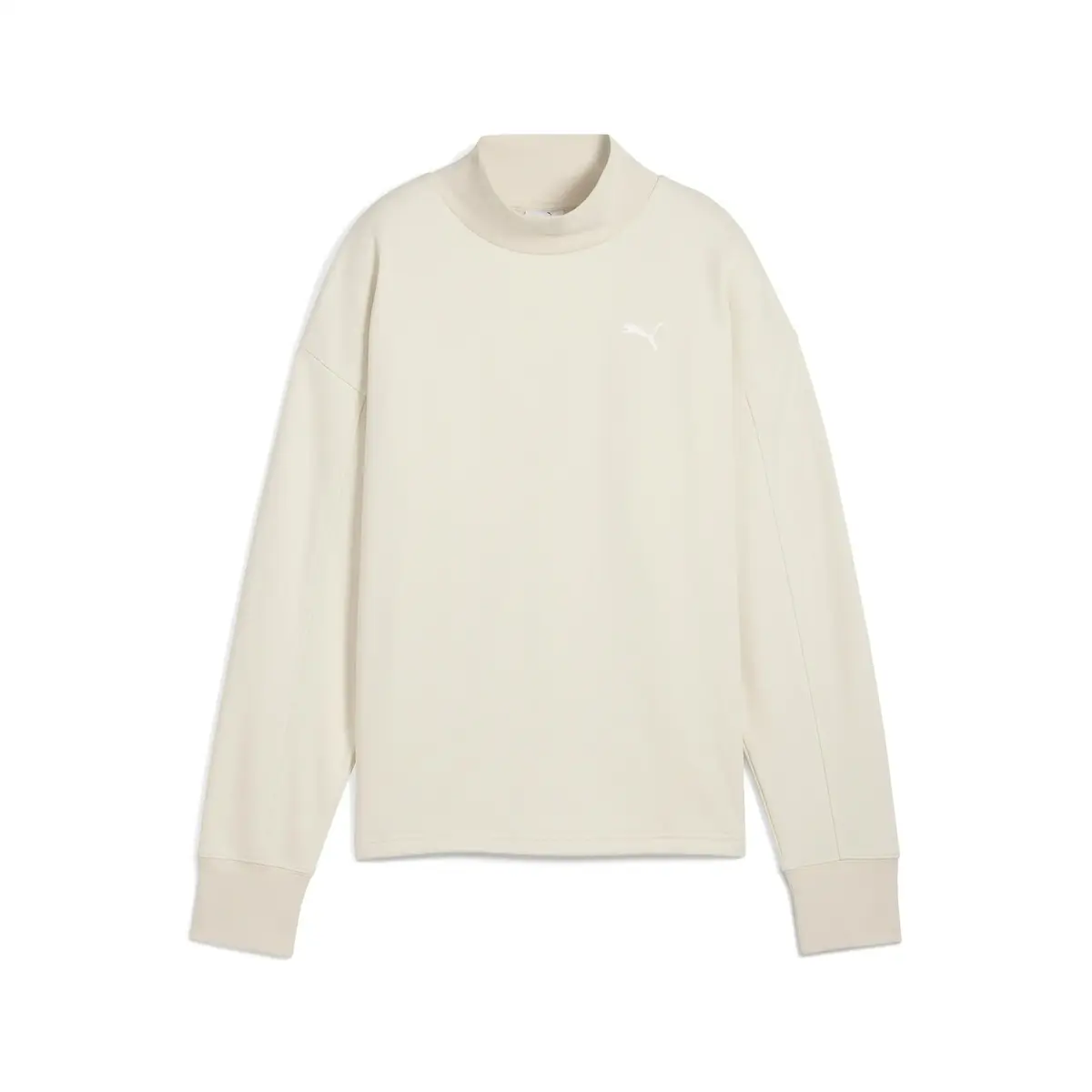 Puma HER Relaxed Crew FL Krem Kadın Sweatshirt