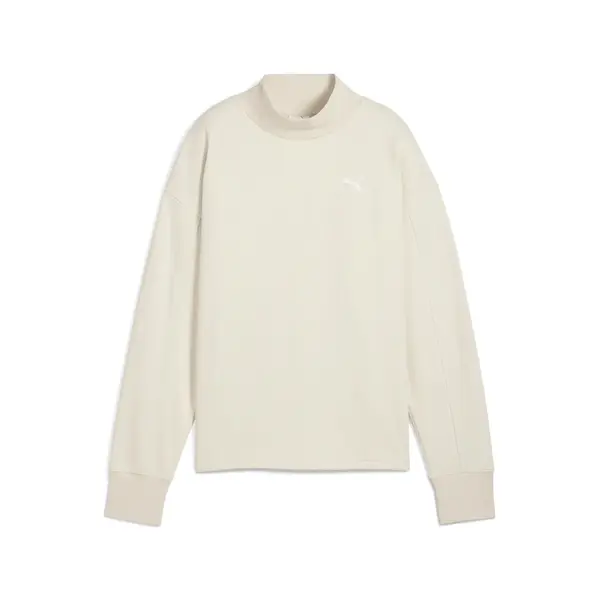 Puma HER Relaxed Crew FL Krem Kadın Sweatshirt