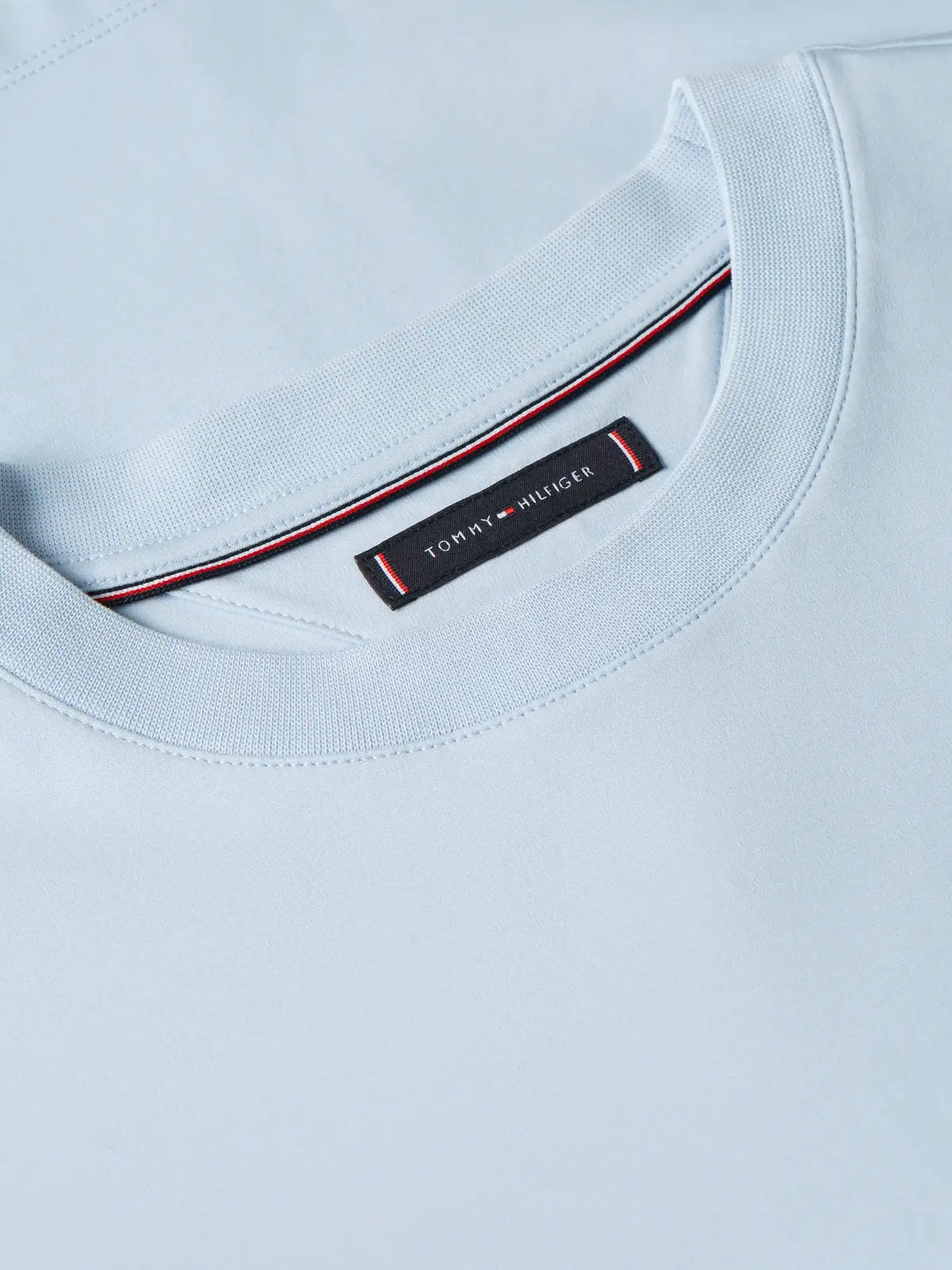 Tommy Hilfiger LUXURY INTERLOCK TEE, C1O Mavi Erkek T-Shirt & Polo