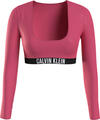 Calvin Klein LONG SLEEVE TOP Kadın Pembe Bikini Üstü