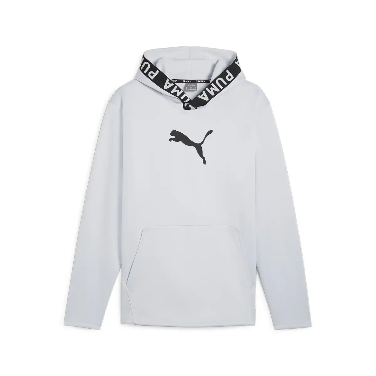 Puma TRAIN PWR FLEECE HOODIE Açık Gri Erkek Hoodie