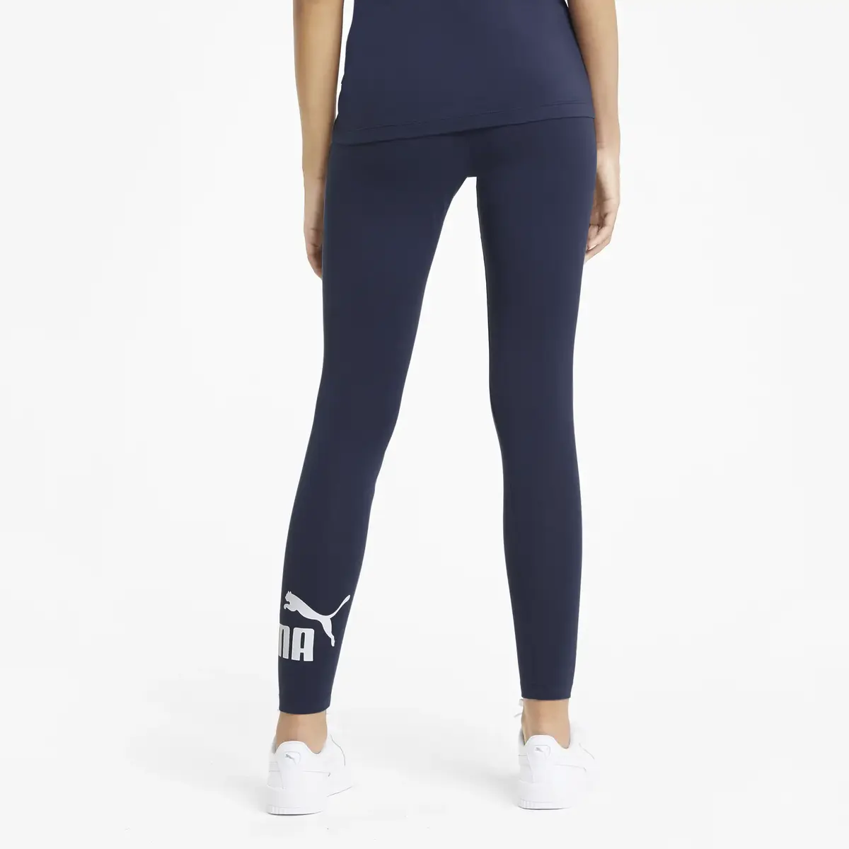 Puma ESS Logo Leggings Lacivert Kadın Tayt