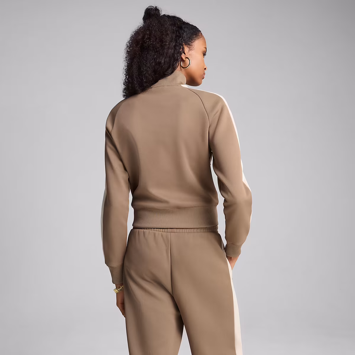 Puma T7 ALWAYS ON Track Jacket Kahverengi Kadın Fermuarlı Ceket