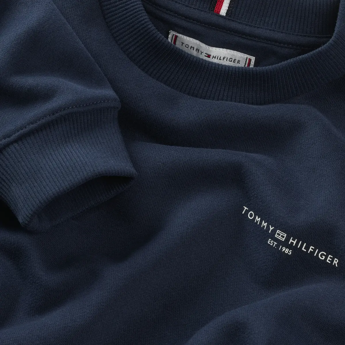 Tommy Hilfiger MINI CORP C-NECK SWE, C1G Lacivert Erkek Sweatshirt