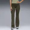 Puma W TAD ESSNTL HW BOOTCUT PANT Yeşil Kadın Eşofman Altı