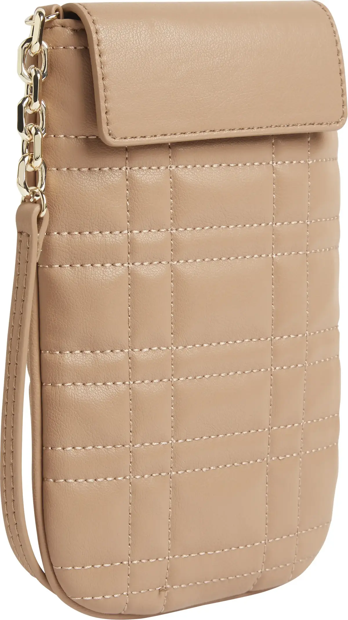 Calvin Klein RE-LOCK QUILT PHONE Erkek Kahverengi Çanta