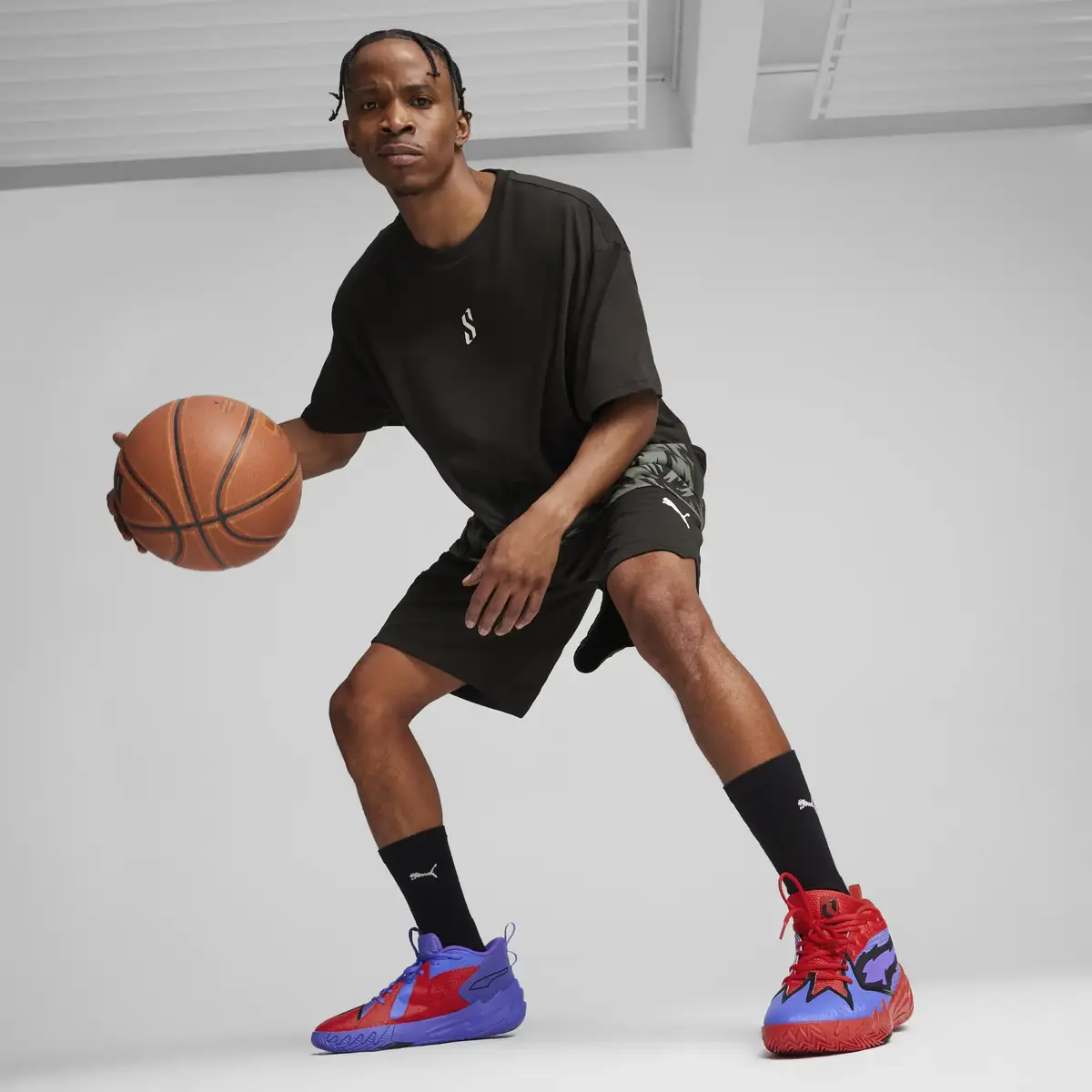 Puma Scoot Zeros PRED Mor Erkek Basketbol Ayakkabısı
