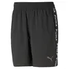 PUMA FIT 7" TAPED WOVEN SHORT Erkek Siyah Antrenman Şort