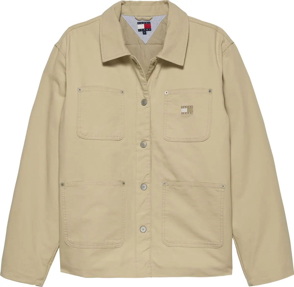 Tommy Hilfiger TJW CHORE JACKET EXT, RBV Bej Kadın Ceket